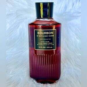 Bath & Body Works Bourbon 3-in-1 Wash - Rich Red - New